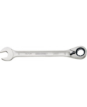 Knarrenringmaulschlüssel 7 UR 24 24mm umschalt. L.325 mm Arbeitswinkel 6Grad