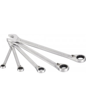 Knarren-Ringmaulschlüssel-Satz 606/5 5-tlg.Sortiment 72 Zähne Feinverzahnt