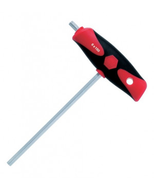 Schraubendreher 6KT SW 5 Klingen-L.150mm Klinge Chrom matt m.Seitenabtrieb