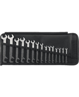 Doppelmaulschlüsselsatz 12/15 15teilig SW CR-A-STA STAHLWILLE