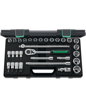 Steckschlüsselsatz 52/54/25/6 1/2 Zoll 31 tlg.SW 8-32 L.460mm CV STAHLWILLE