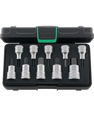 Steckschlüsselsatz 1/2 Z 10 tlg. SW4-19 6 KT L. 230 mm CV STAHLWILLE