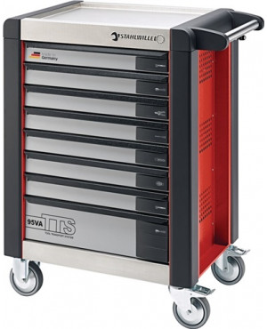Werkstattwagen 95VA/8R 8 Schubl.rot L.740mm DC01A STAHLWILLE