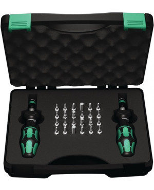 Drehmomentschraubendrehersatz 7440/41 26-tlg.0,3-3 Nm einstellb.WERA