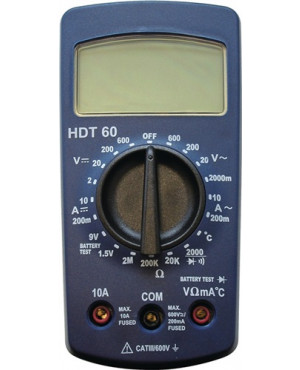 Multimeter Digitalanzeige 2-600 V AC/DC 200 mA - 10 A AC/DC