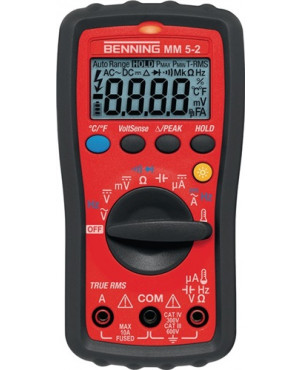 Multimeter 0,0001-600 V AC/DC 0,001-10A Wechselstrom MM 5-2