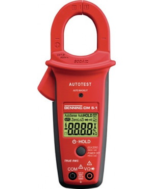 Stromzangen-Multimeter 1,3 V-750 V AC 0,9 A-600 A Gleich-/Wechselstrom CM 5-1