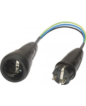 Messadapter f.1phasige Verbraucher Schutzkontaktstecker Schutzkontaktsteckdose