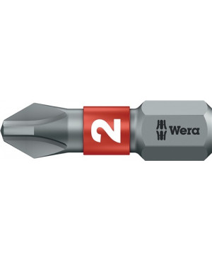 Bit 851/1 BTZ 1/4 Zoll PH 2 L.25mm BiTorsion,zähh.WERA