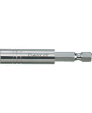 Bithalter slim type 1/4 Zoll F 6,3 1/4 Zoll C 6,3 Magnet L.65mm PROMAT