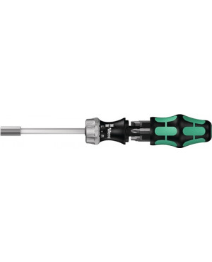 Bit-Handhalter 7tlg.m.Ratschenfunktion u.Magazin Schlitz/PH/PZD KK 27 RA 1 SB