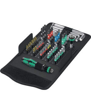 Bitsortiment 52 tlg. PH/PZD/TX/6 KT/Schlitz Easy Toolfinder textile Box KK 100