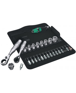 Steckschl./Bitsatz 27tlg SW 4-14/PH/PZD/TX/6KT 2Knarren KKompakt Zyklop Mini 2