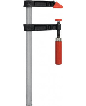 Schraubzwinge Temperguss Spann-W.1000mm Ausladung 120mm m.Holzheft