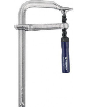 Ganzstahlschraubzwinge Spann-W.400mm A.120mm Holzgriff PROMAT