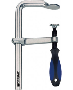 Ganzstahlschraubzwinge Spann-W.160mm A.80mm 3-K-Griff PROMAT