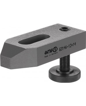 Spanneisen Nr.6314V 20+22 H16-105mm abgeschrägt m.verstellb.Stützschraube AMF