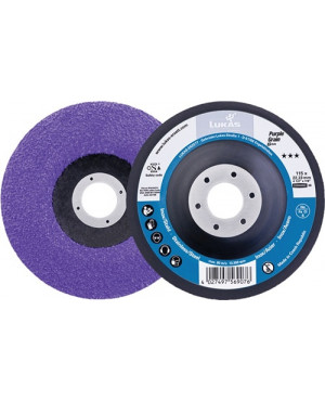 Kompaktschleifteller Purple Grain Single D125mm K.36 gekr.CO Bohr.22,23mm LUKAS