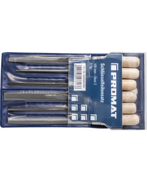 Schlüsselfeilensatz L.100mm Hieb 2 Buche PROMAT