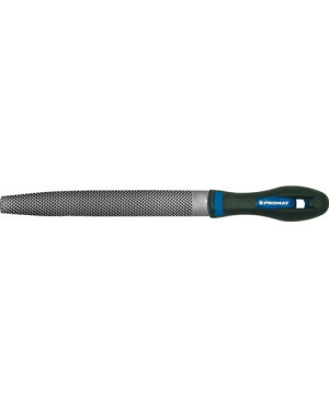 Kabinettraspel DIN 7263 D L.200mm Q.24 x 5mm Hieb 2 halbrd.2K-Ergo PROMAT