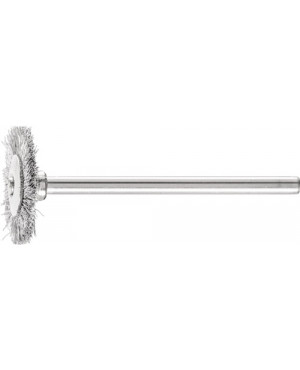 Minirundbürste RBU D19xB2xL5mm Stahldraht Schaft-D.3mm PFERD