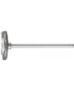 Minirundbürste RBU D19xB2xL5mm VA-Draht Schaft-D.3mm PFERD