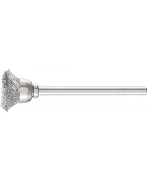 Minitopfbürste TBU D15xB3xL5mm Stahldraht Schaft-D.3mm PFERD