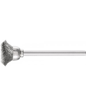 Minitopfbürste TBU D15xB3xL5mm VA-Draht Schaft-D.3mm PFERD