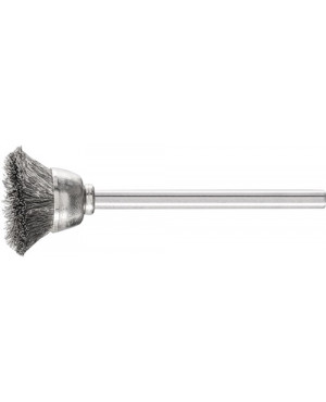 Minitopfbürste TBU D18xB3xL6mm VA-Draht Schaft-D.3mm PFERD