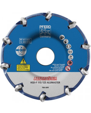 Frässcheibe ALUMASTER® HSD-F D.115/125mm Kunststoffkoffer PFERD