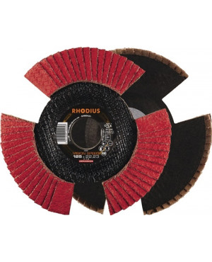 Fächerscheibe VISION SPEED D.125mm K.40 schräg INOX/Stahl CO