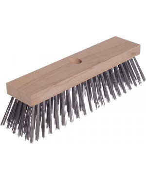 Drahtbesen L.300mm Gussstahldraht ca.0,5mm Besatz-L.60mm 5-reihig OSBORN