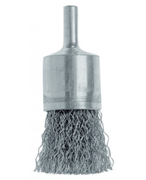 Pinselbürste D.25mm 6mm Drahtstärke 0,3mm VA-Draht 18000min-¹ OSBORN