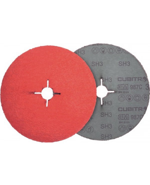 Fiberscheibe Cubitron II 987 C D.115mm K.60+ INOX Keramikkorn 3M