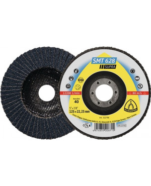 Fächerscheibe SMT 628 Supra D.125mm K.80 ger.INOX ZK KLINGSPOR