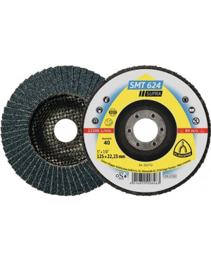 Fächerscheibe SMT 624 Supra D.115mm K.40 12Grad gewölbt INOX ZK