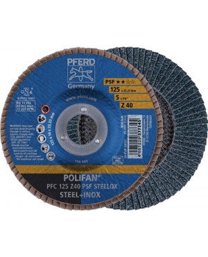 Fächerscheibe Z PSF STEELOX D.115mm K.Z-40 kon.INOX ZK PFERD