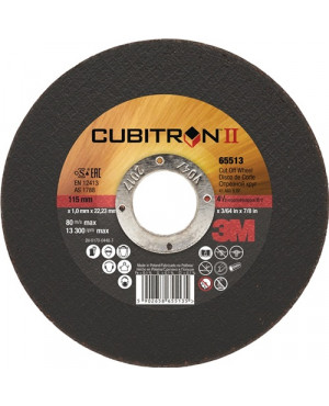 Trennscheibe Cubitron II D125x2,5mm gekr.INOX Bohr.22,23mm 3M