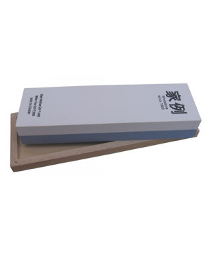 Abziehstein L200xB60xH30mm 400/1000 im Holzkasten MÜLLER