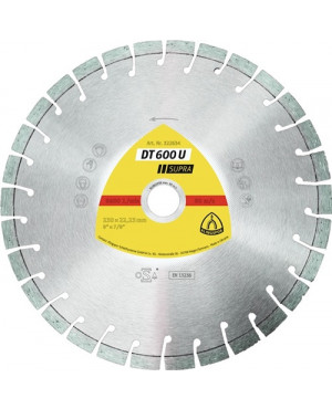 Diamanttrennscheibe DT 600 U Supra D.125mm Bohr.22,23mm 9mm 20mm KLINGSPOR