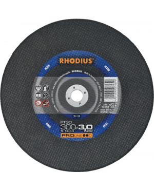 Trennscheibe FT30 D300x3mm ger.STA Bohrung 20mm RHODIUS