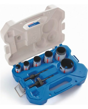 Lochsägensatz 9-tlg.22-54mm Schnitt-T.51mm HSS-Bi-Metall LENOX