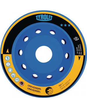 Diamantschleiftopf Premium 100mm f.Beton u.Granit 22,23mm TYROLIT