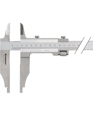 Werkstattmessschieber DIN862 250mm m.Spitzen Schnabel-L.75mm PROMAT
