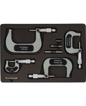 Bügelmessschraubensatz DIN863/1 0-100mm PROMAT