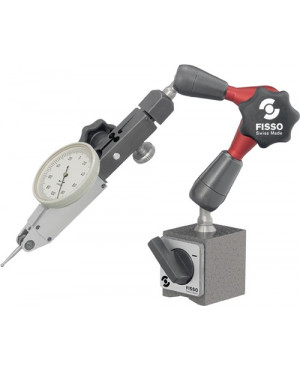 Magnetmessstativ STRATO-LINE R. 130mm Gesamt-H. 220mm Haftkraft 300 N FISSO