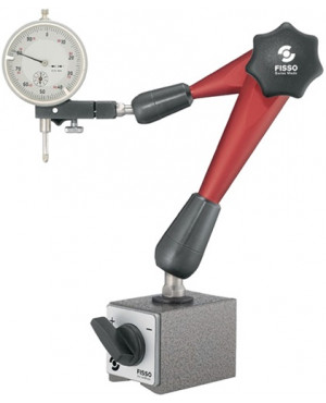 Magnetmessstativ STRATO-LINE R. 330mm Gesamt-H. 444mm Haftkraft 900 N FISSO