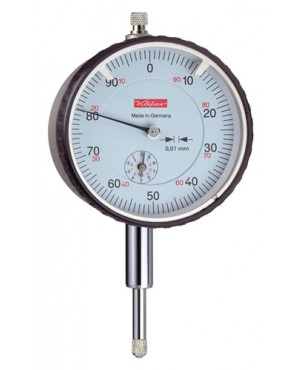 Messuhr M2T E 10mm Abl.0,01mm erhöhte Messkraft m.Kal.KÄFER