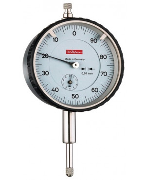 Messuhr M2T li.10mm Abl.0,01mm Ziffernbl.li.100-0 m.Kal.KÄFER