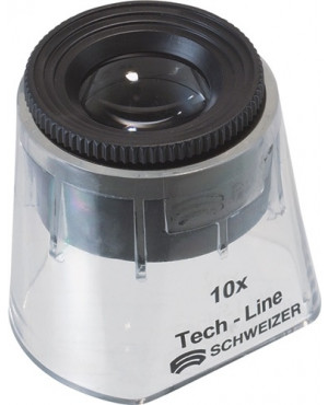 Standlupe Tech-Line Vergr. 10x Fix Linsen-D.30mm Schweizer
